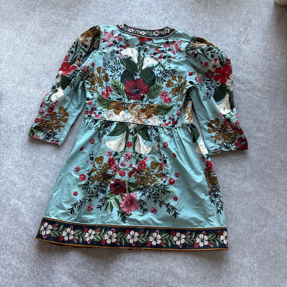 NWOT $415 Farm Rio Bouquet Mini Dress - Picture 7 of 7